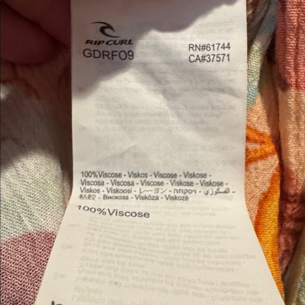 Rip Curl Tropical Faux-Wrap Maxi Dress - Picture 10 of 10